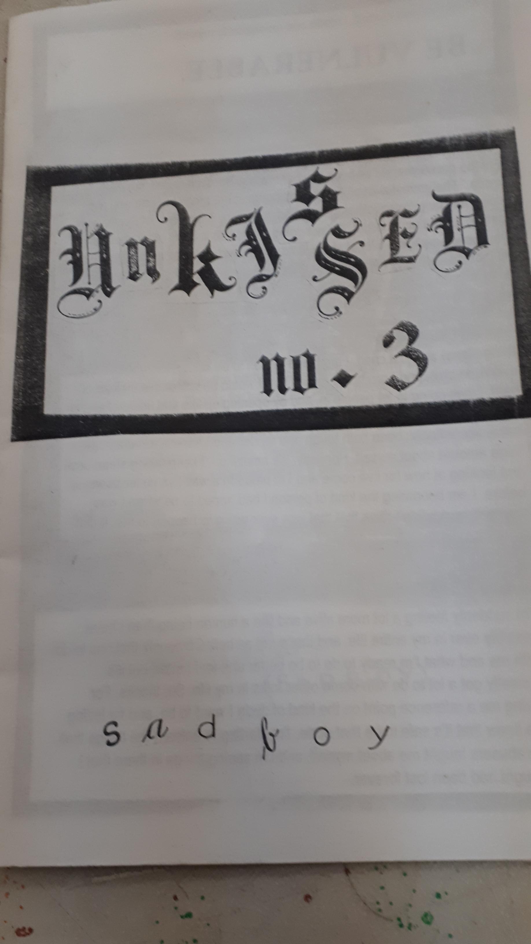 Cover image for unkissed #3