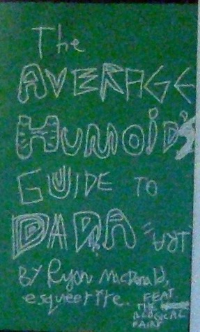 White text on a green background