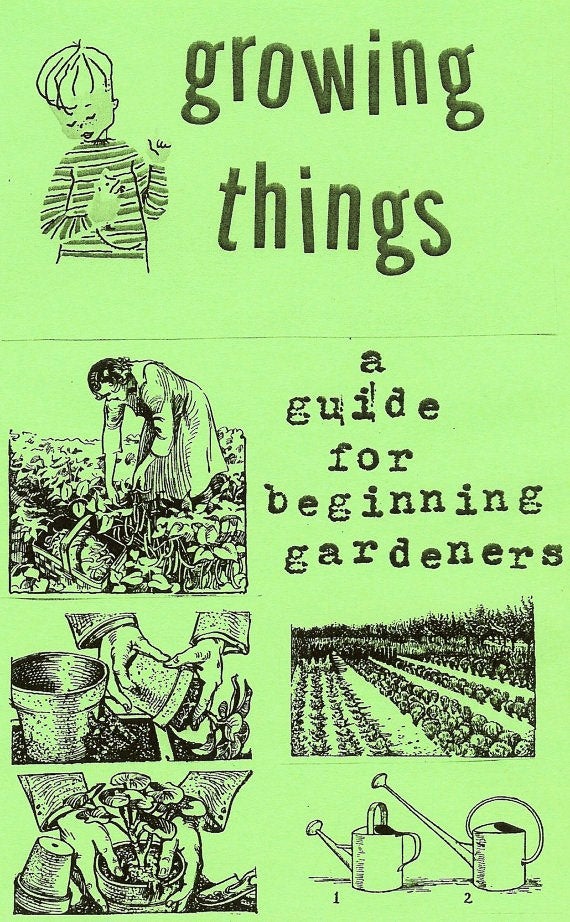 Cover of Growing Things zine